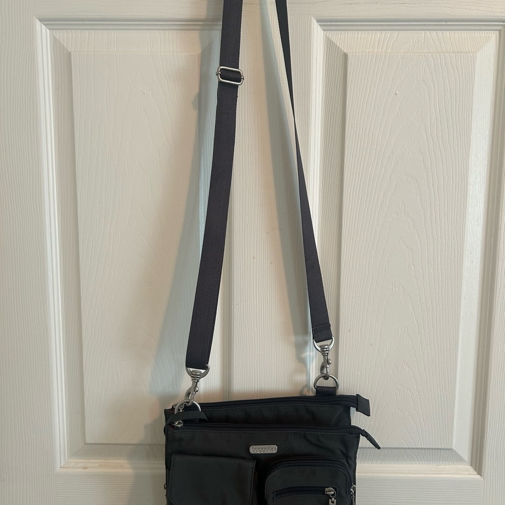 Gray Crossbody Bag